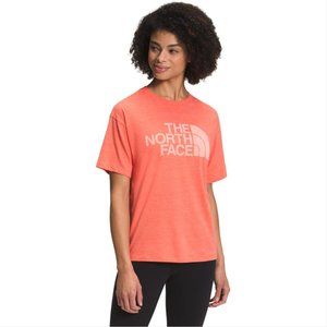 The North Face | Half Dome Tri-Blend Short Sleeve Tee | Orange Heather | Medium